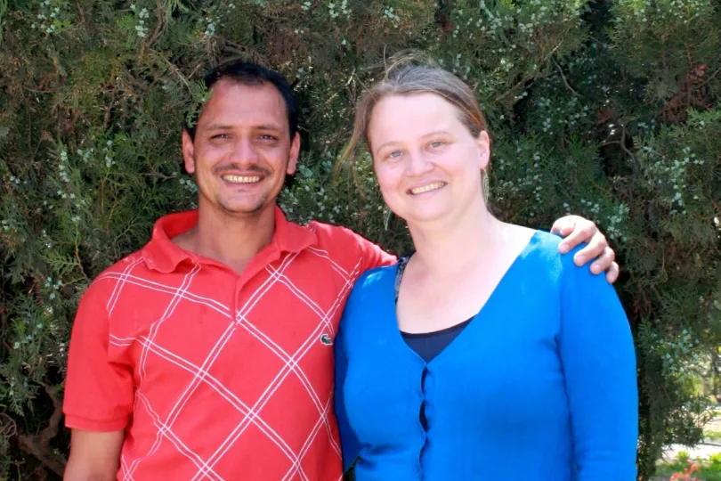 Maaike und ihr Ehemann Chudda, Reiseexperten für fairAway in Nepal