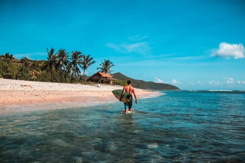 Strand auf der Insel Lombok