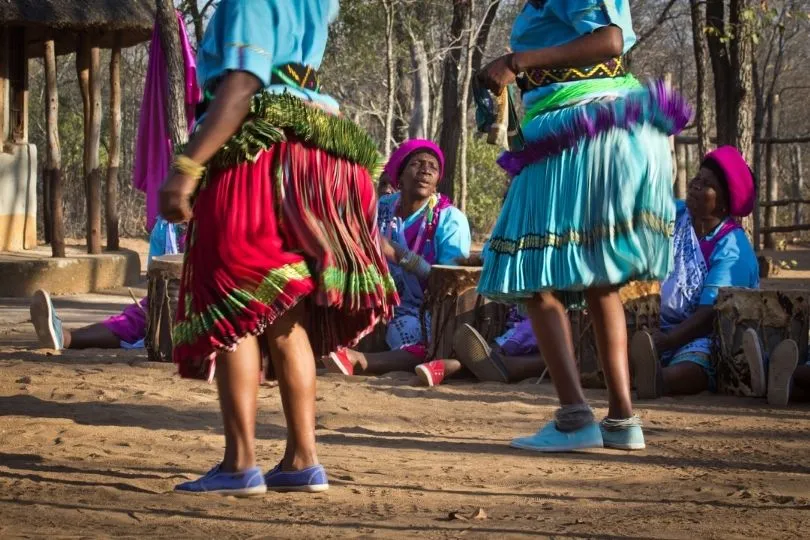 Traditionelle Tänze in Südafrika