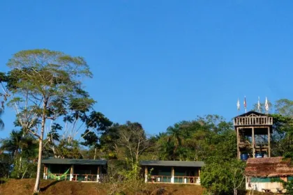 Die Ökolodge liegt im Amazonas von Kolumbien